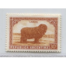 ARGENTINA 1935 PROCERES Y RIQUEZAS 1 GJ 767 ESTAMPILLA NUEVA CON GOMA PRISTINA HERMOSA, ES LA TIZADA Y ESTA DE LUJO U$ 70